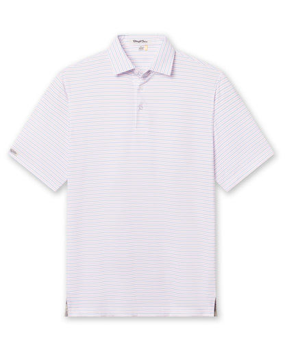 Straight Down Preserve Stripe Polo - Spritz