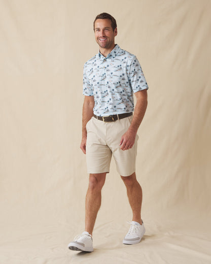 Straight Down Land Of Aloha Polo - Sea Spray