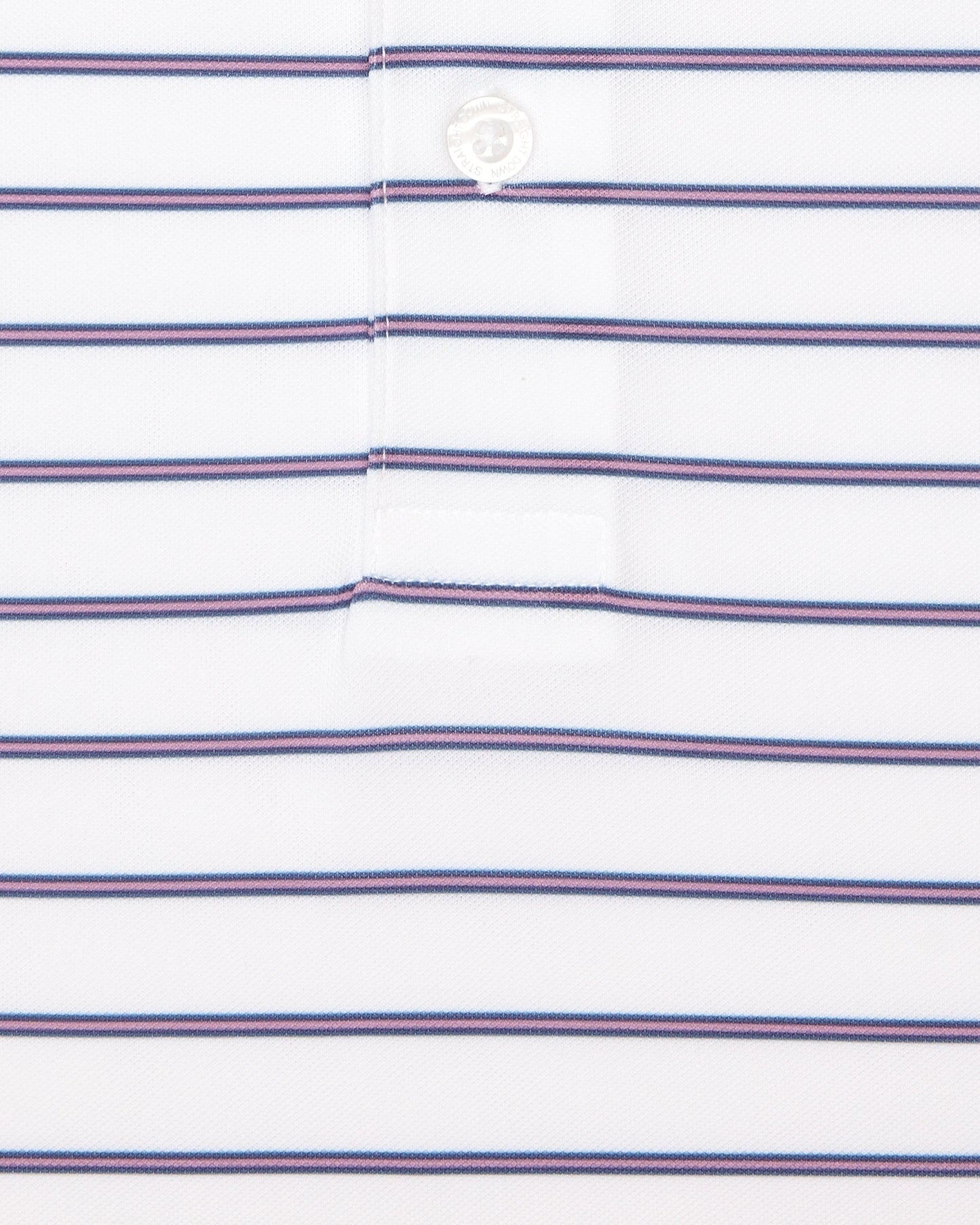 Straight Down Quintero Stripe Polo - Haze