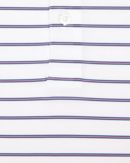 Straight Down Quintero Stripe Polo - Haze