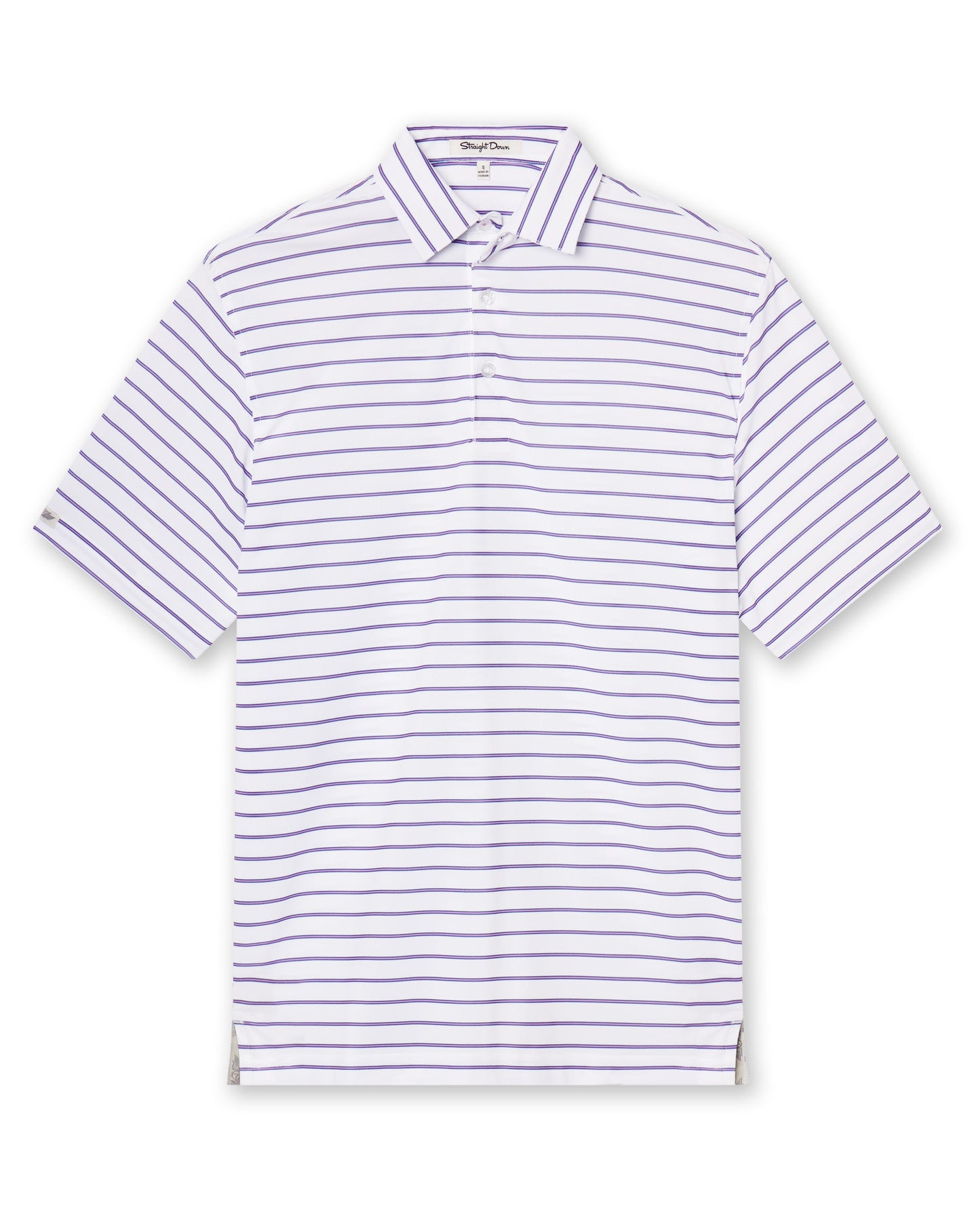 Straight Down Quintero Stripe Polo - Haze