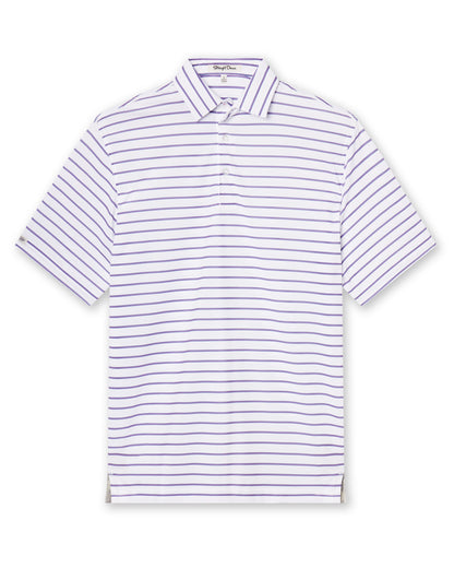 Straight Down Quintero Stripe Polo - Haze