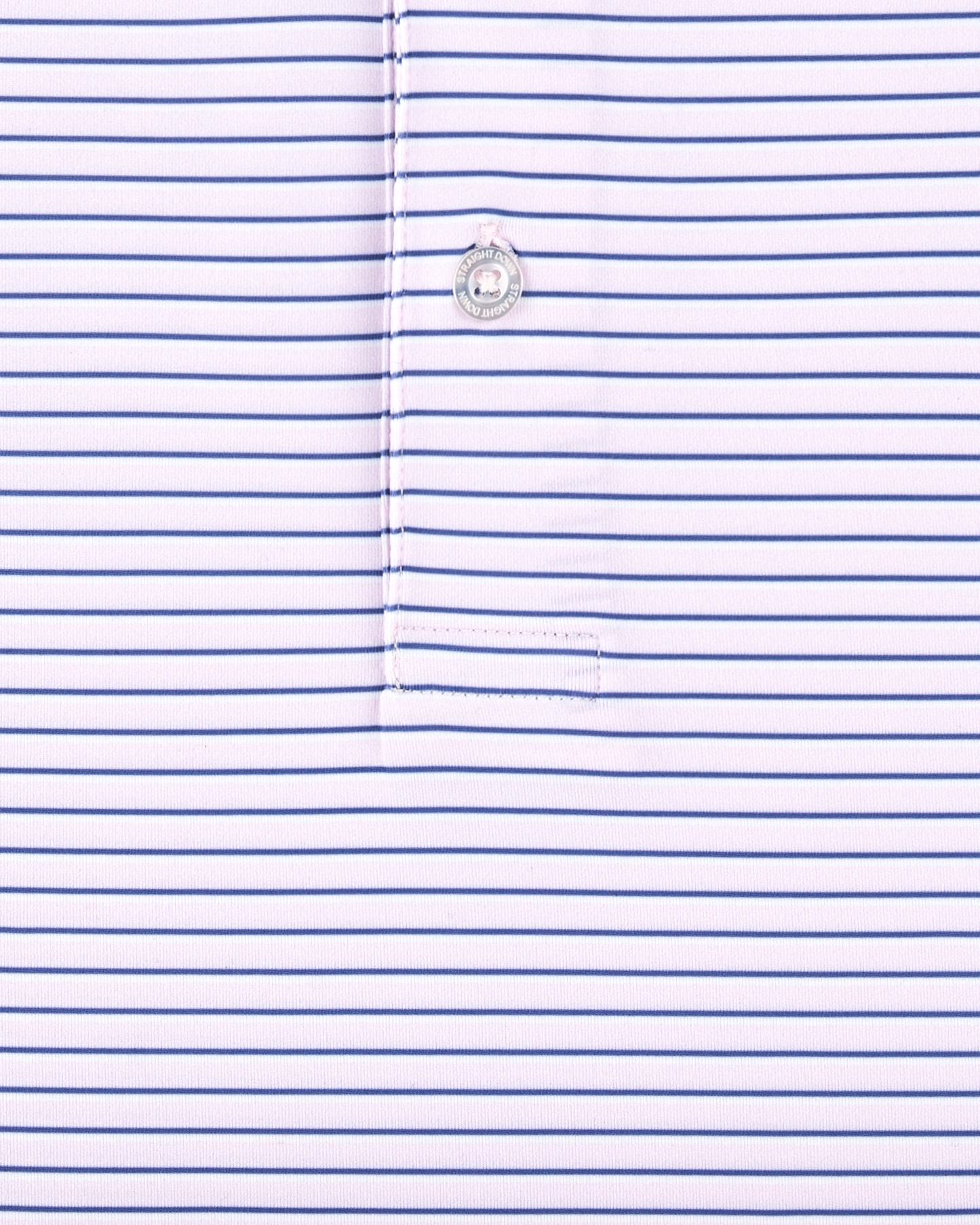 Straight Down Channel Stripe Polo - Lilac / Tidal