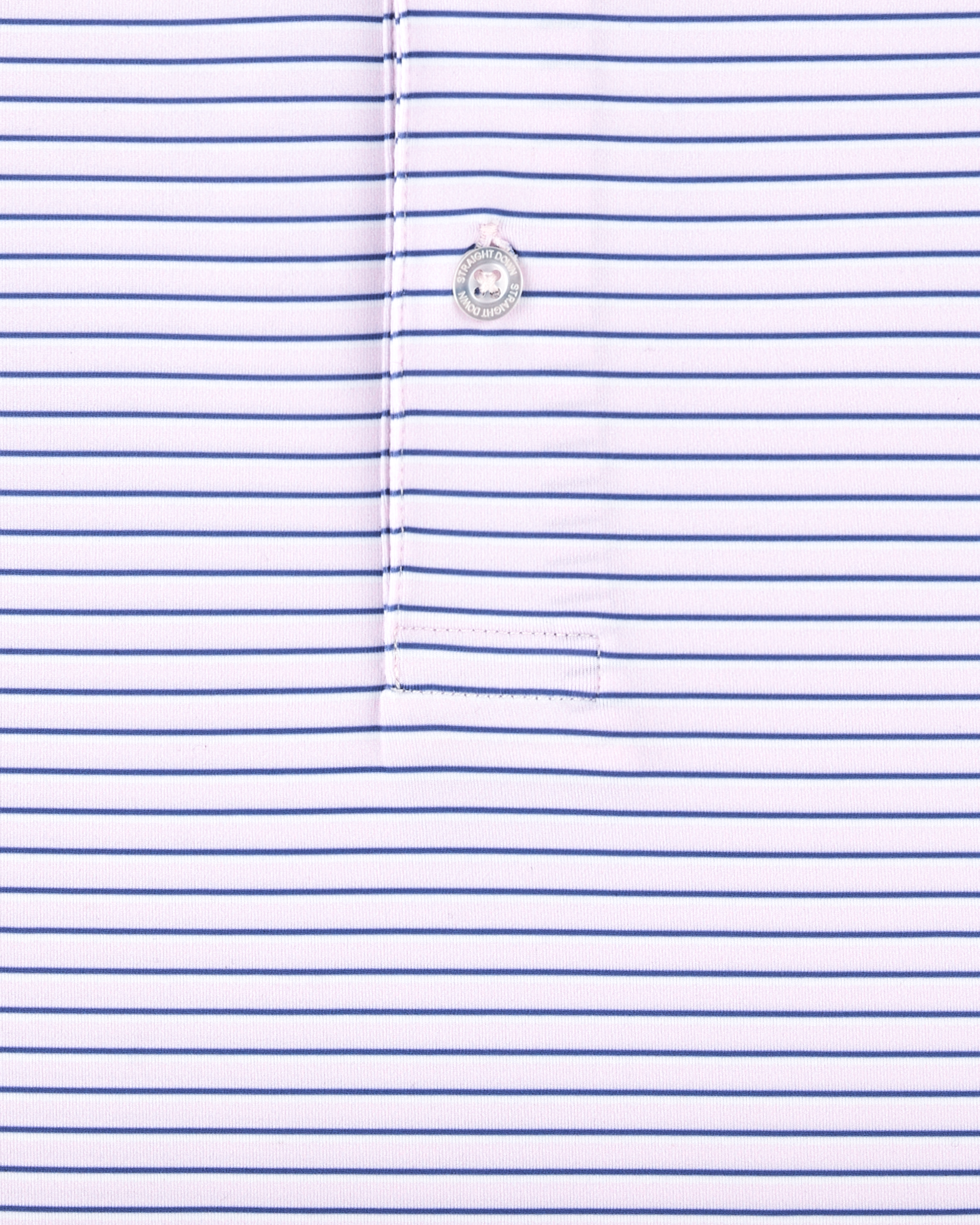 Straight Down Channel Stripe Polo - Lilac / Tidal