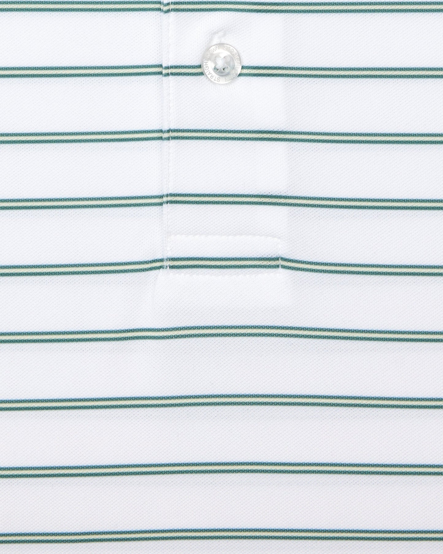 Straight Down Quintero Stripe Polo - Sage