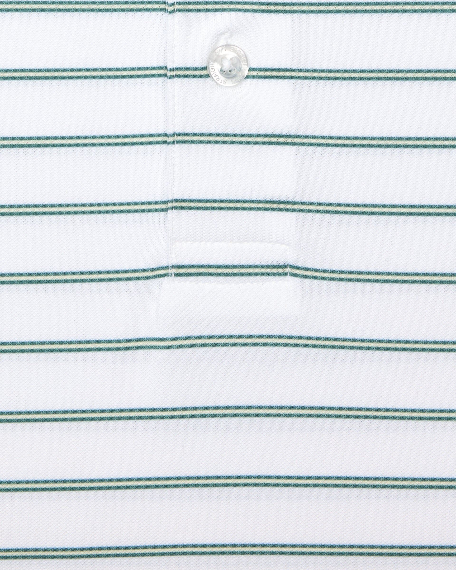 Straight Down Quintero Stripe Polo - Sage