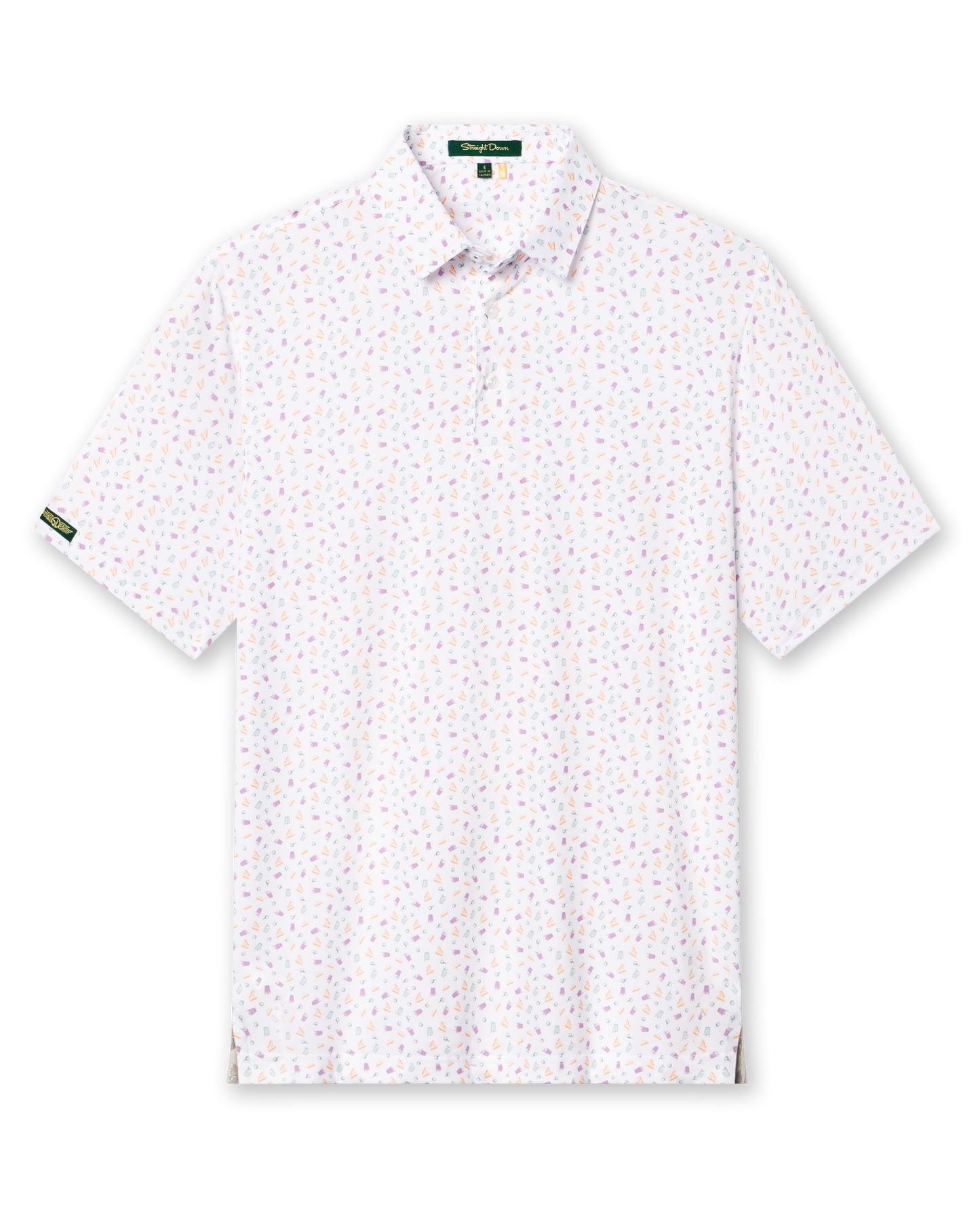 Straight Down Pimento Cheese Polo - White