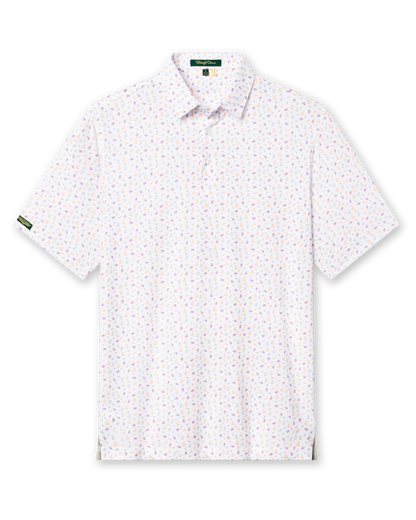 Straight Down Pimento Cheese Polo - White