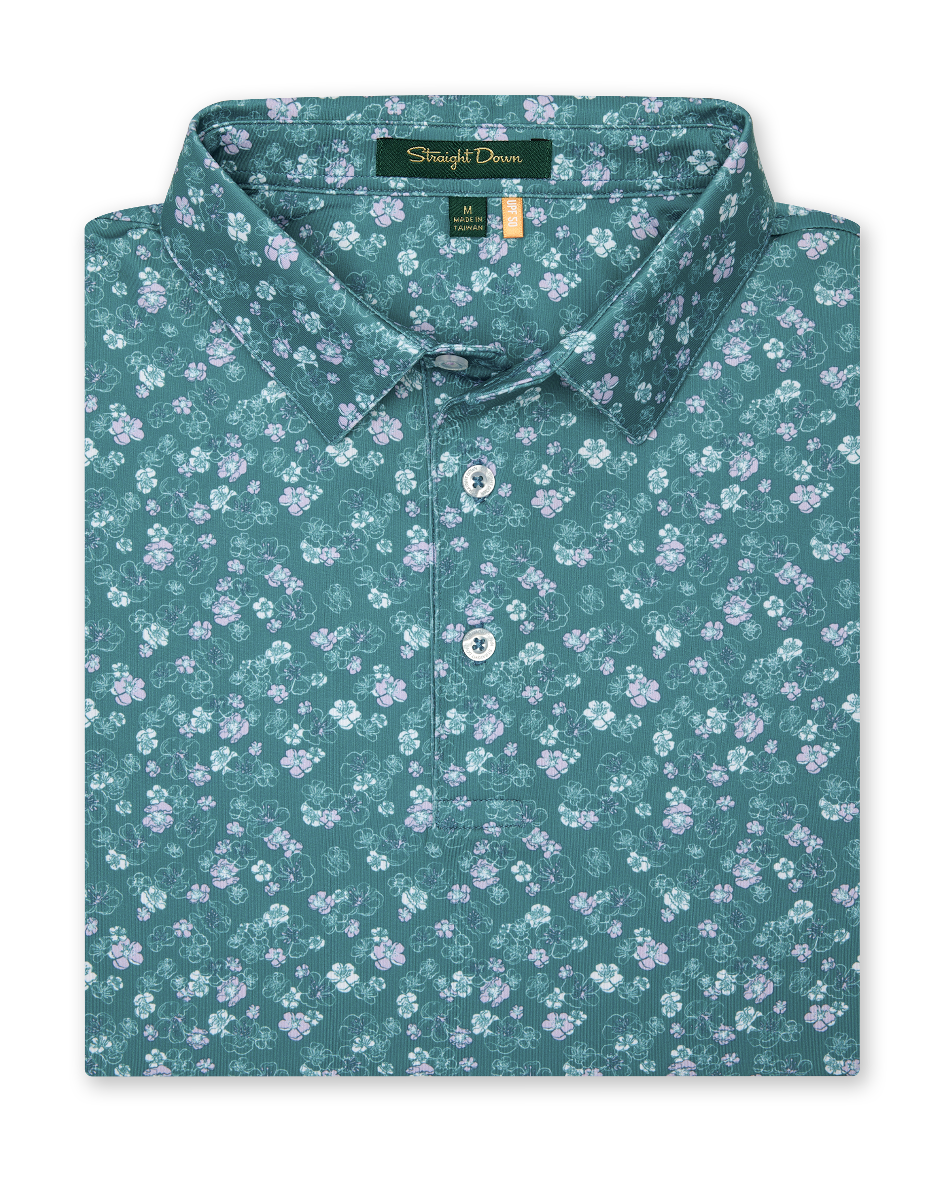 Straight Down Dogwood Polo - Sage