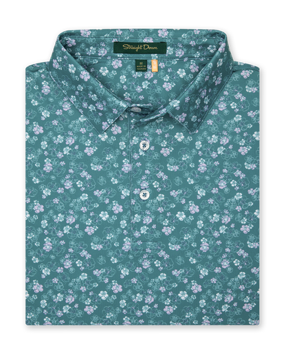 Straight Down Dogwood Polo - Sage