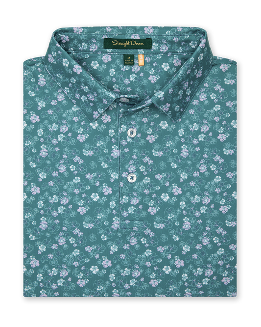 Straight Down Dogwood Polo - Sage