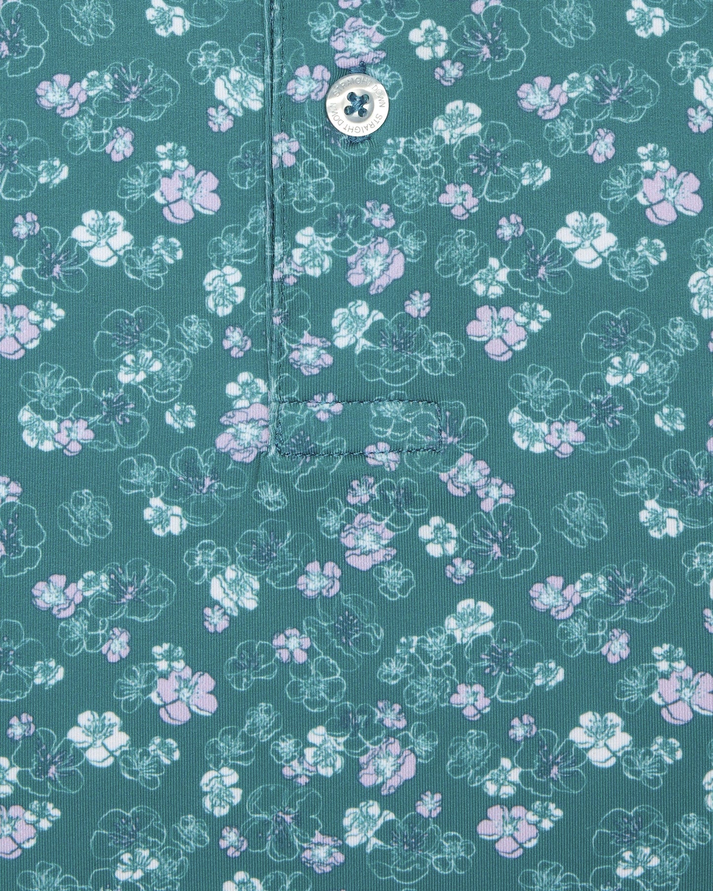 Straight Down Dogwood Polo - Sage