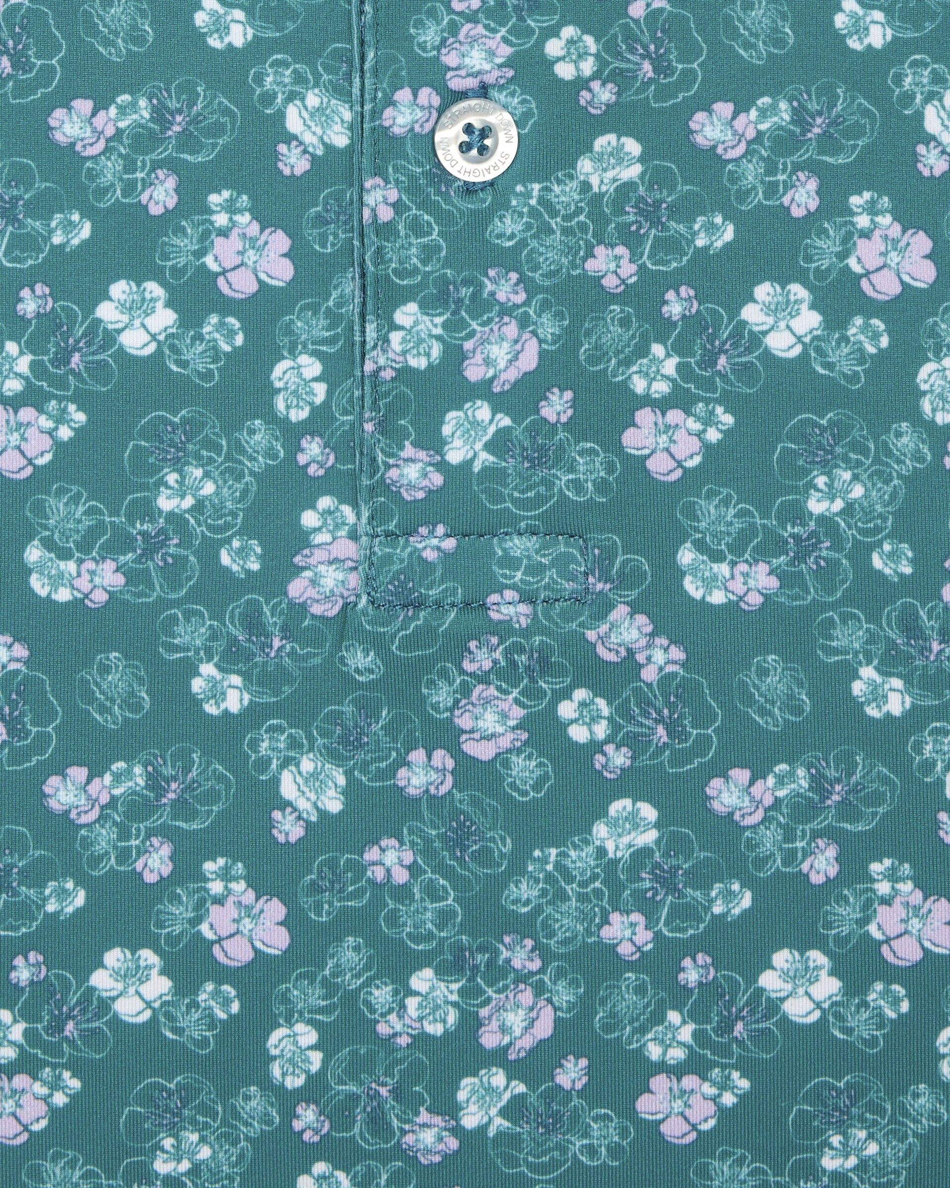 Straight Down Dogwood Polo - Sage