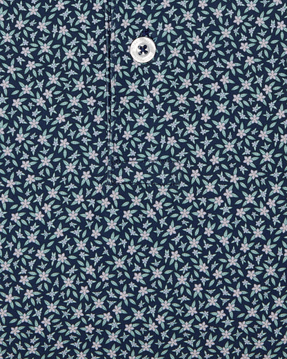 Straight Down Redbud Polo - New Indigo