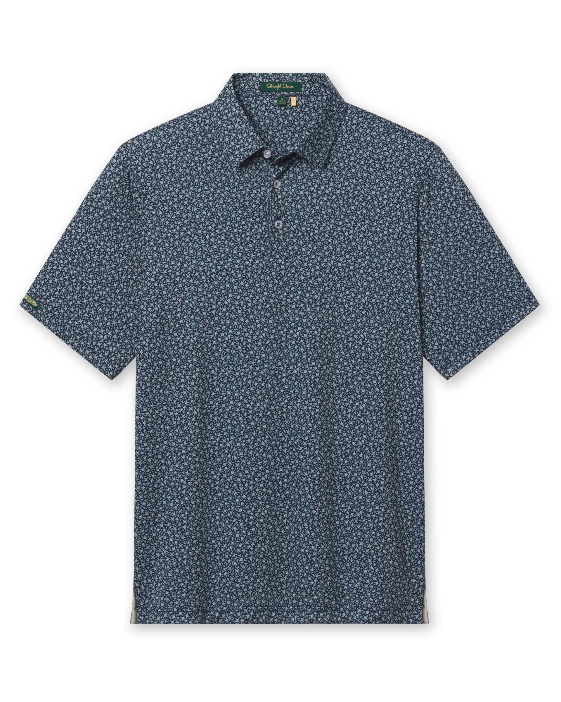 Straight Down Redbud Polo - New Indigo