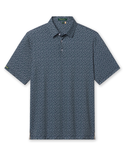 Straight Down Redbud Polo - New Indigo