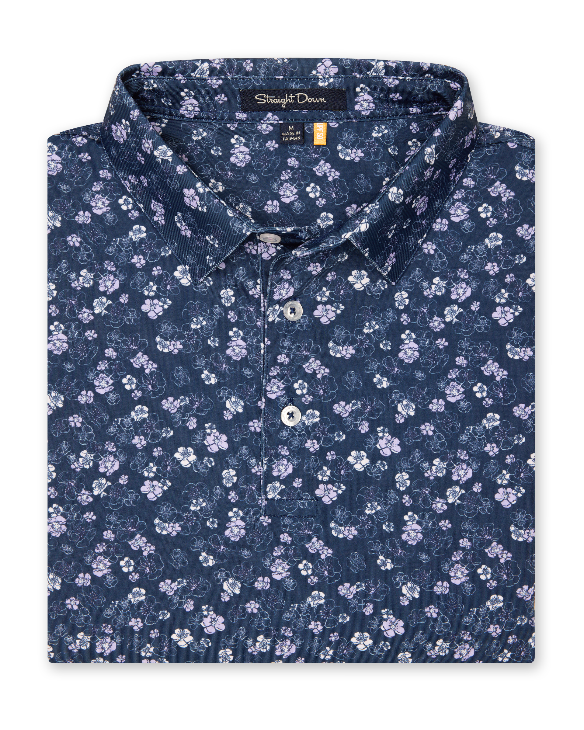 Straight Down Dogwood Polo - New Indigo