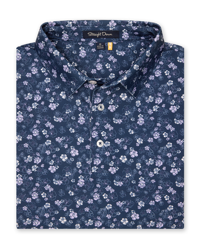 Straight Down Dogwood Polo - New Indigo