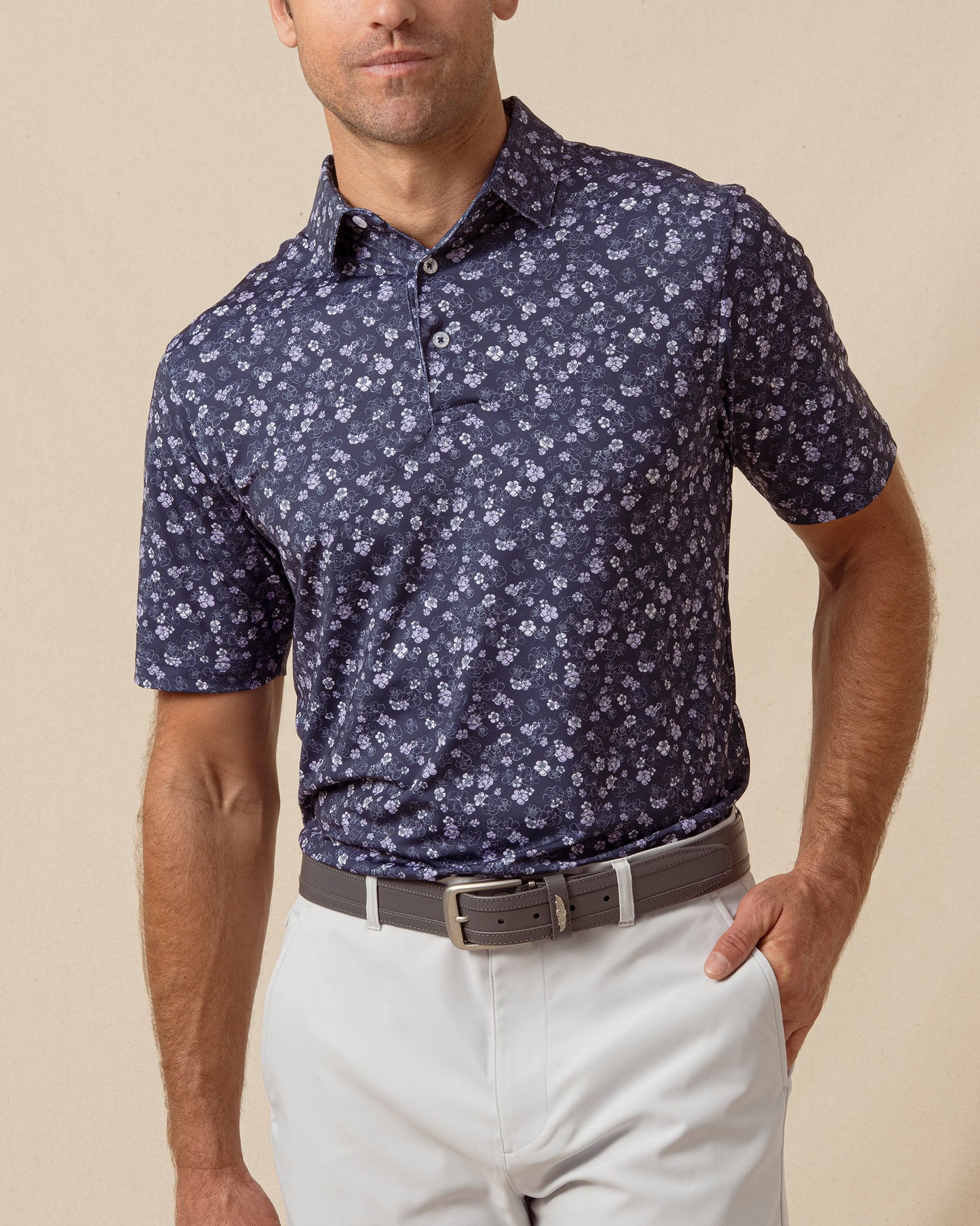 Straight Down Dogwood Polo - New Indigo