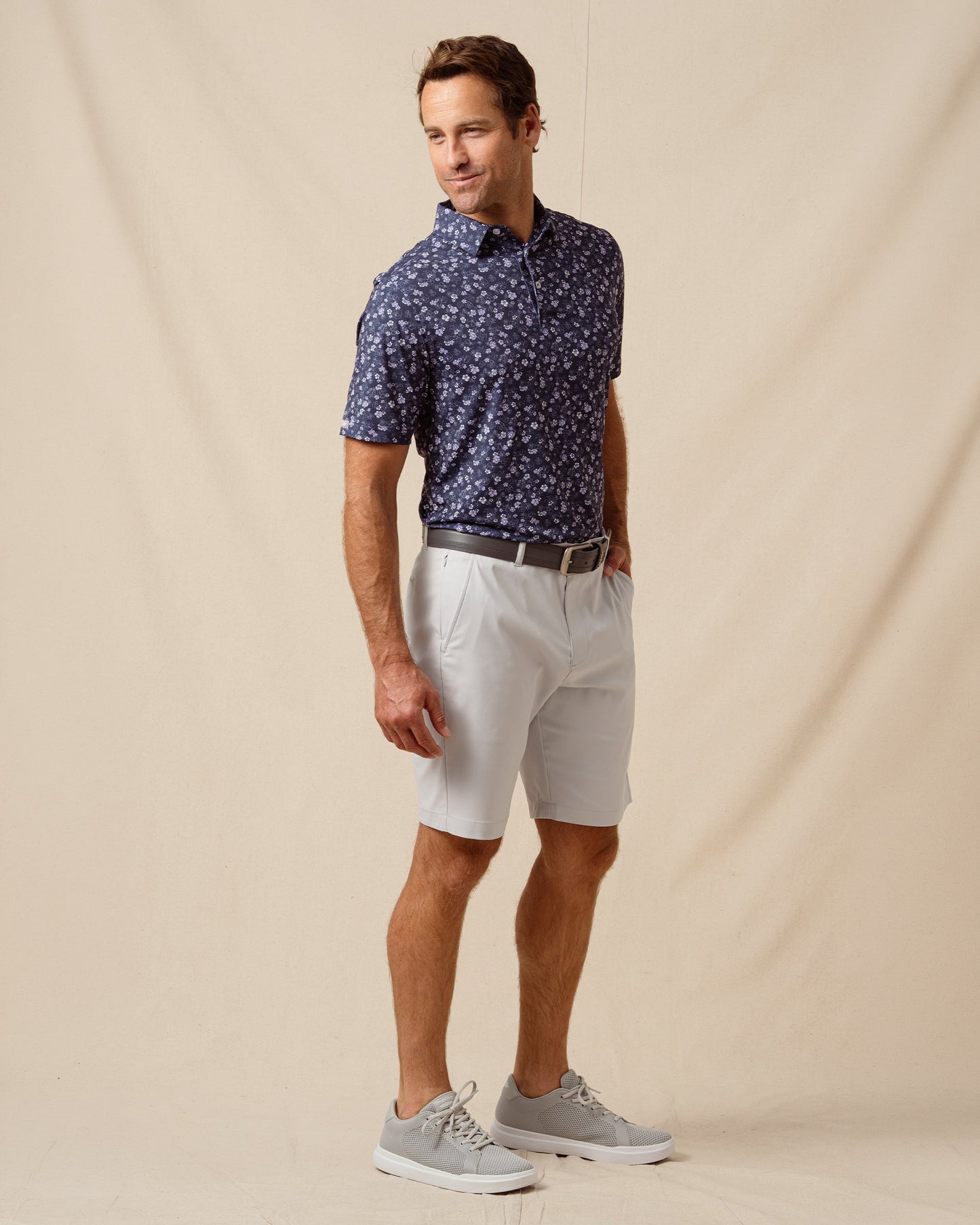 Straight Down Dogwood Polo - New Indigo