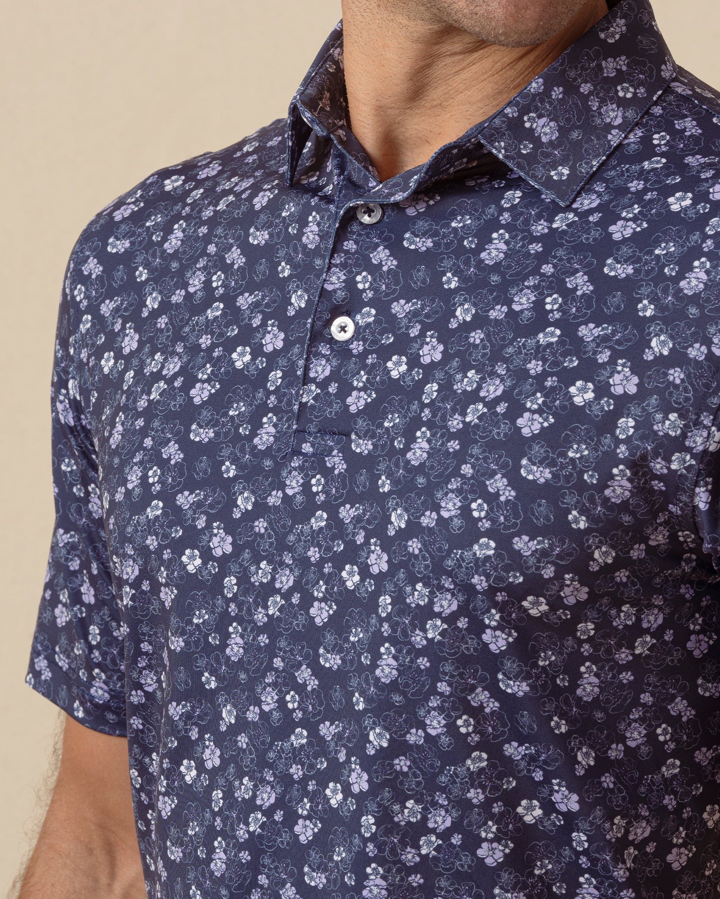 Straight Down Dogwood Polo - New Indigo