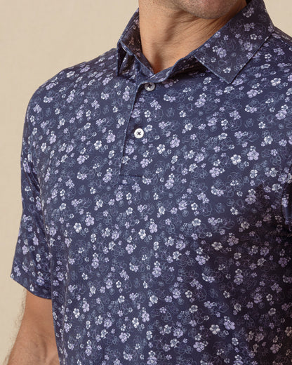 Straight Down Dogwood Polo - New Indigo