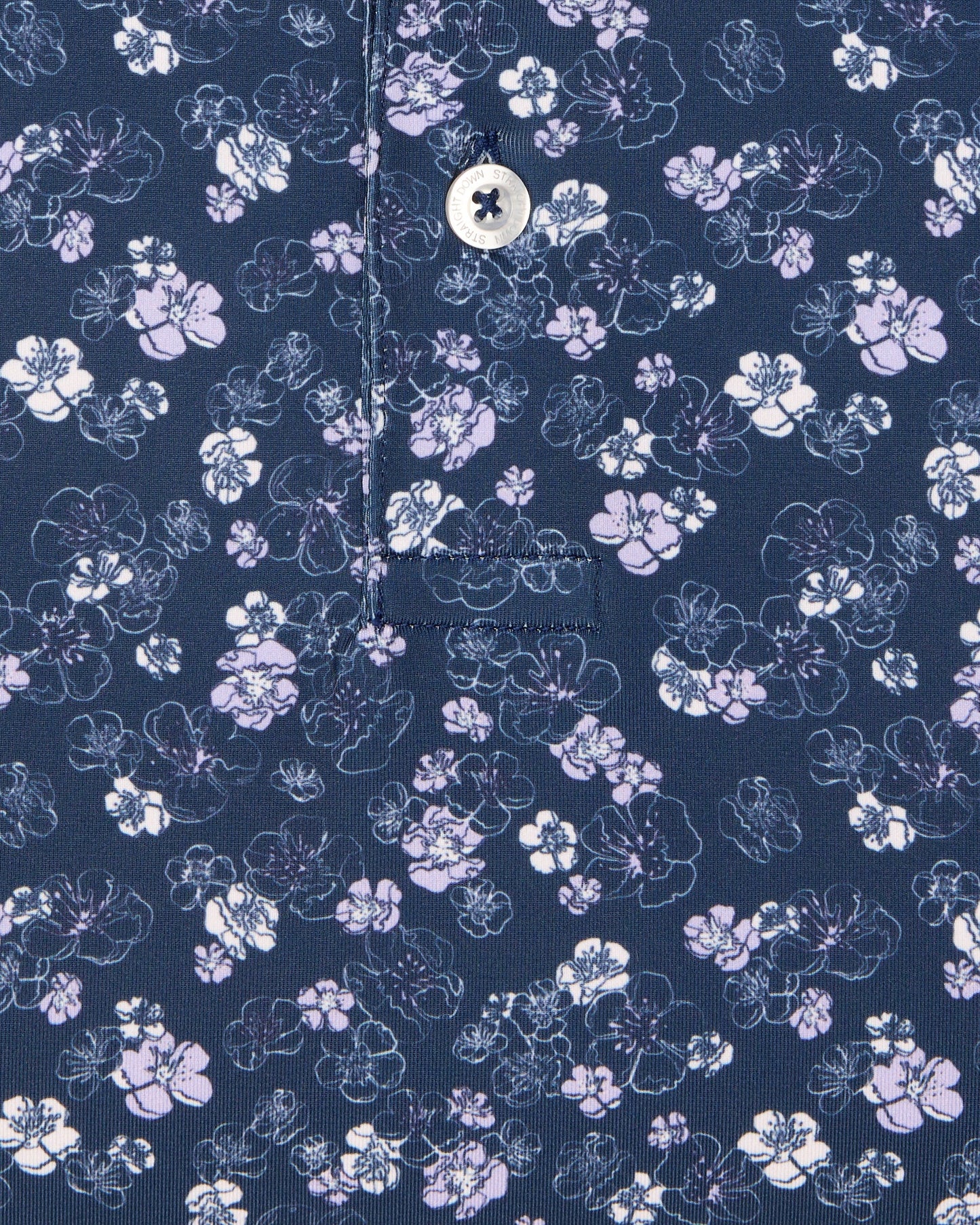 Straight Down Dogwood Polo - New Indigo