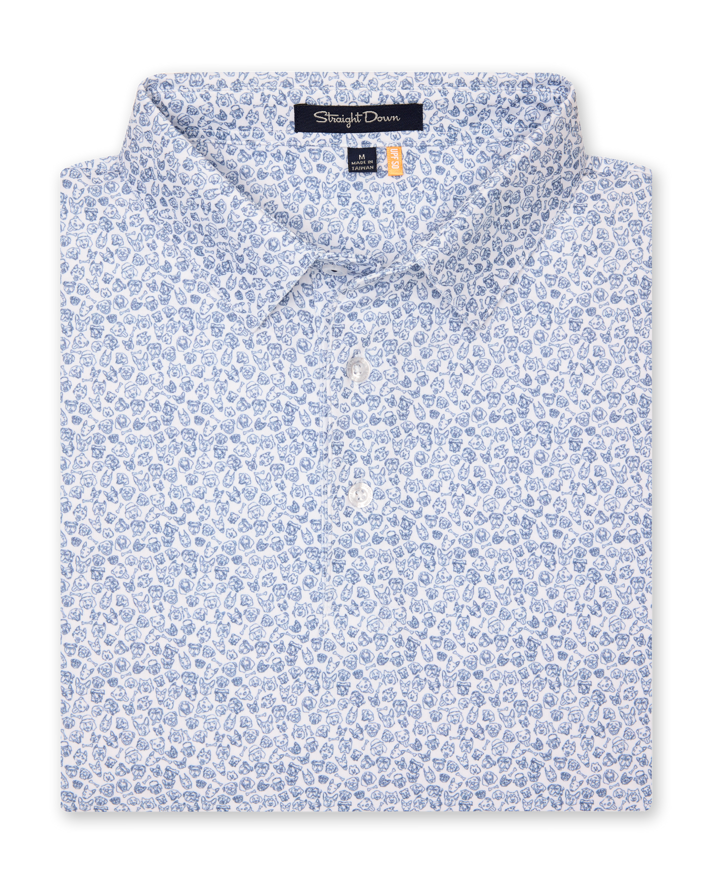 Straight Down Dog Pound Polo - Moonlight