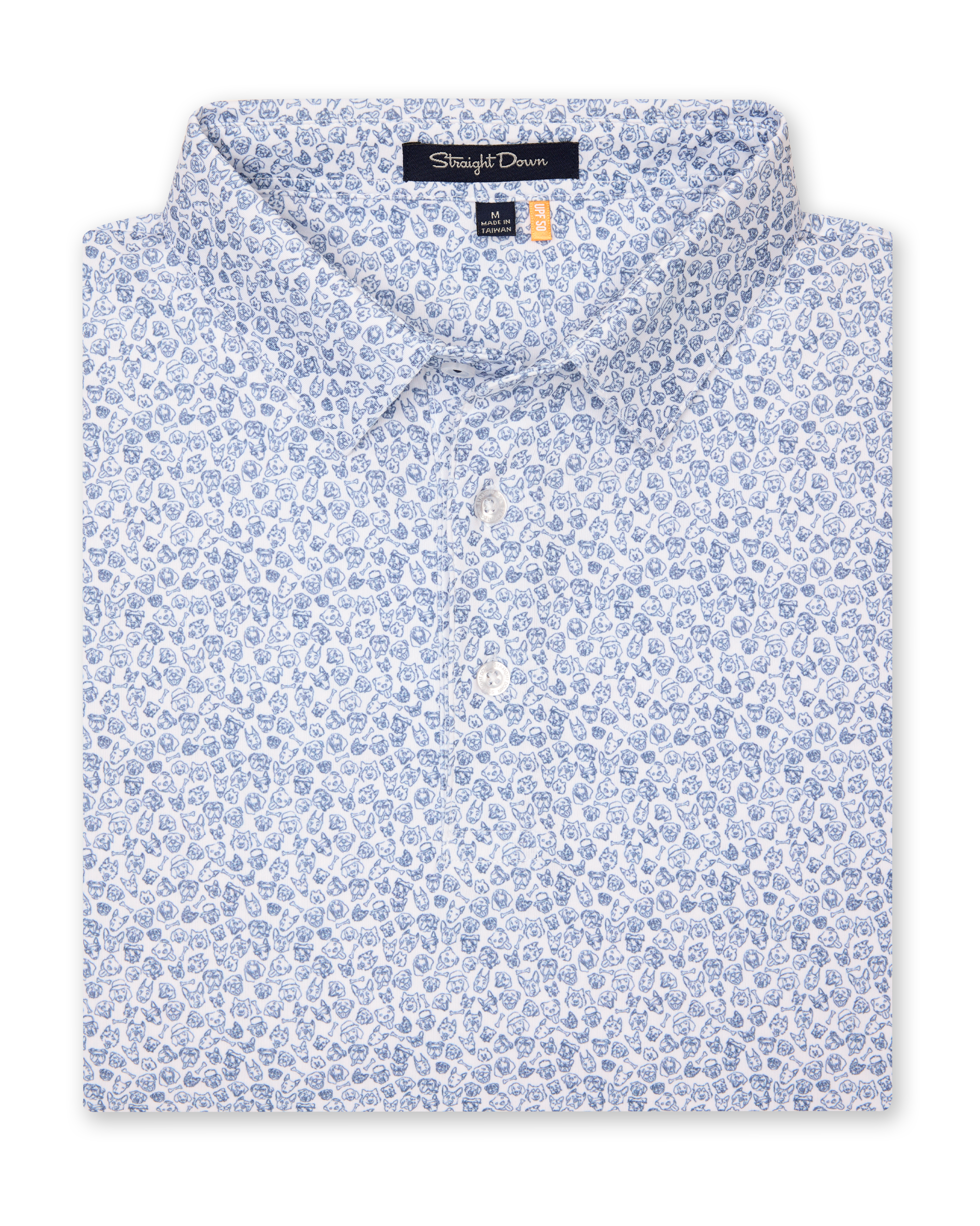 Straight Down Dog Pound Polo - Moonlight