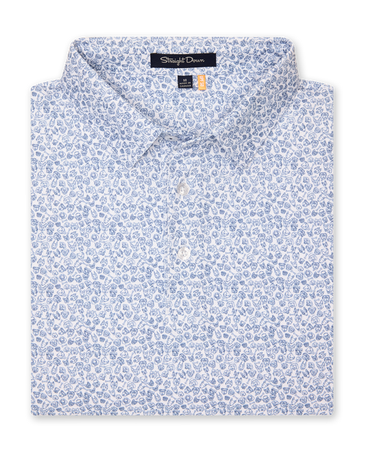 Straight Down Dog Pound Polo - Moonlight
