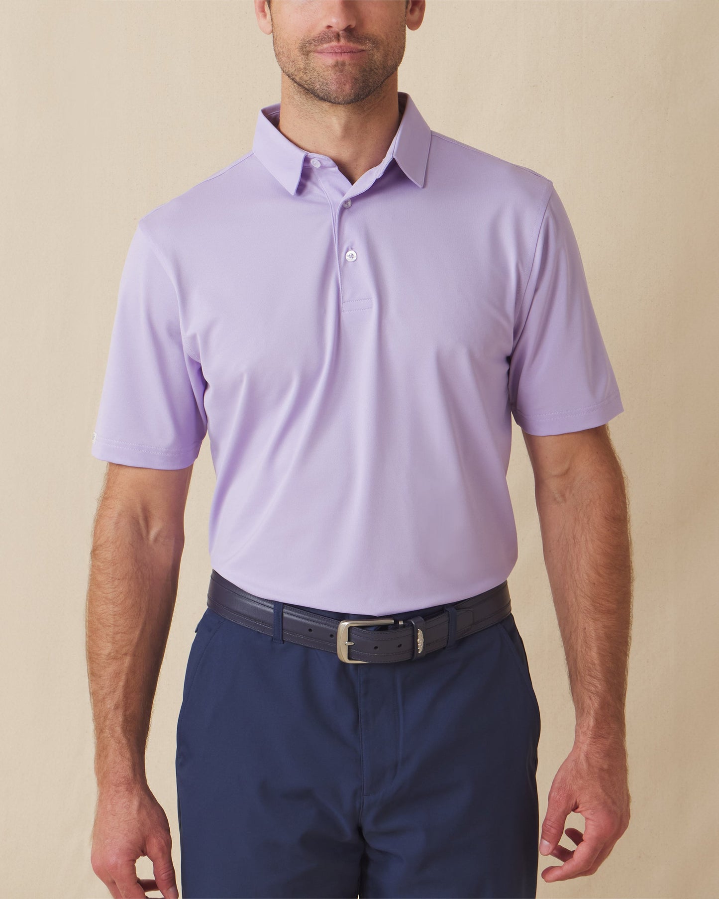 Straight Down Sullivan Polo - Violet