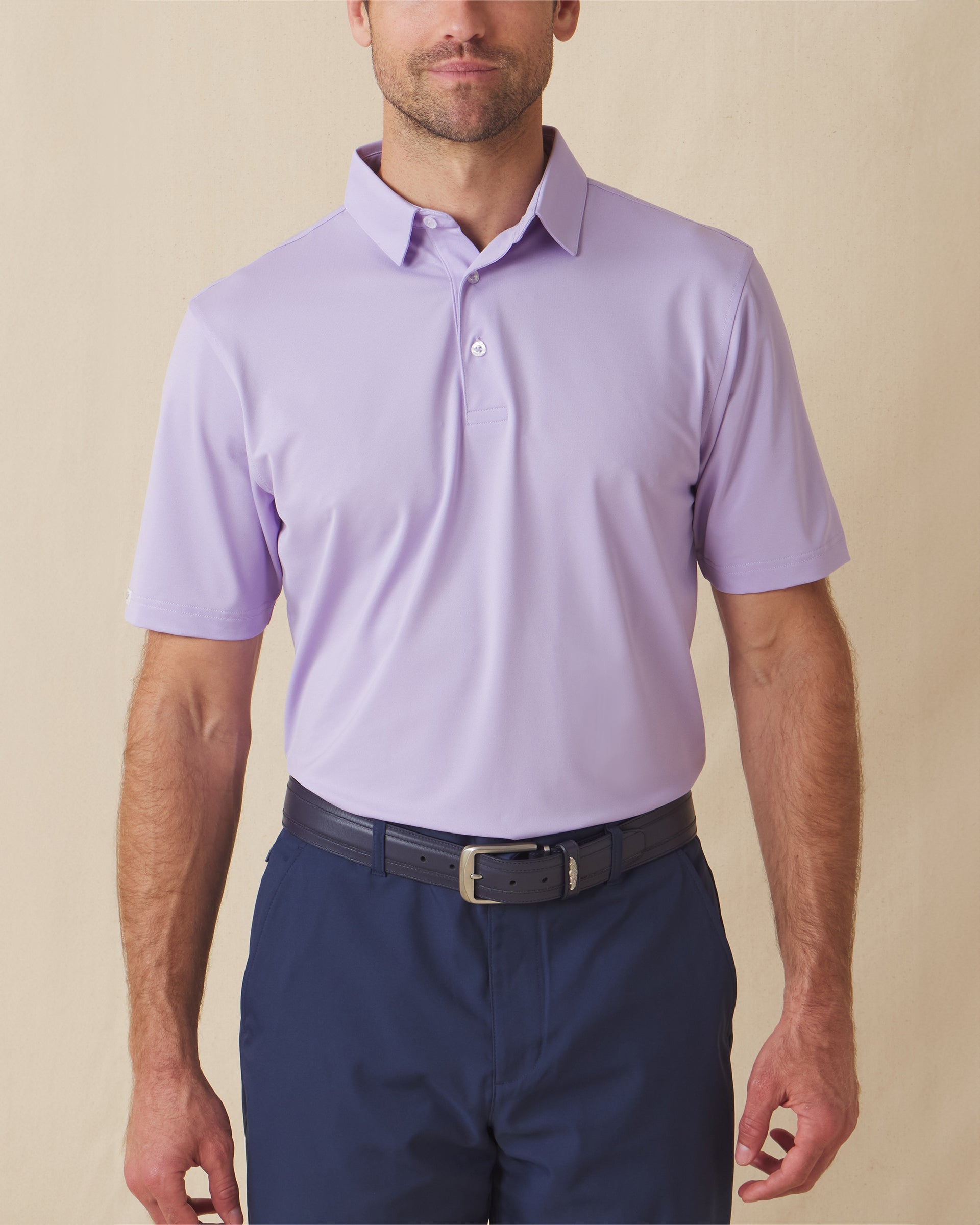 Straight Down Sullivan Polo - Violet
