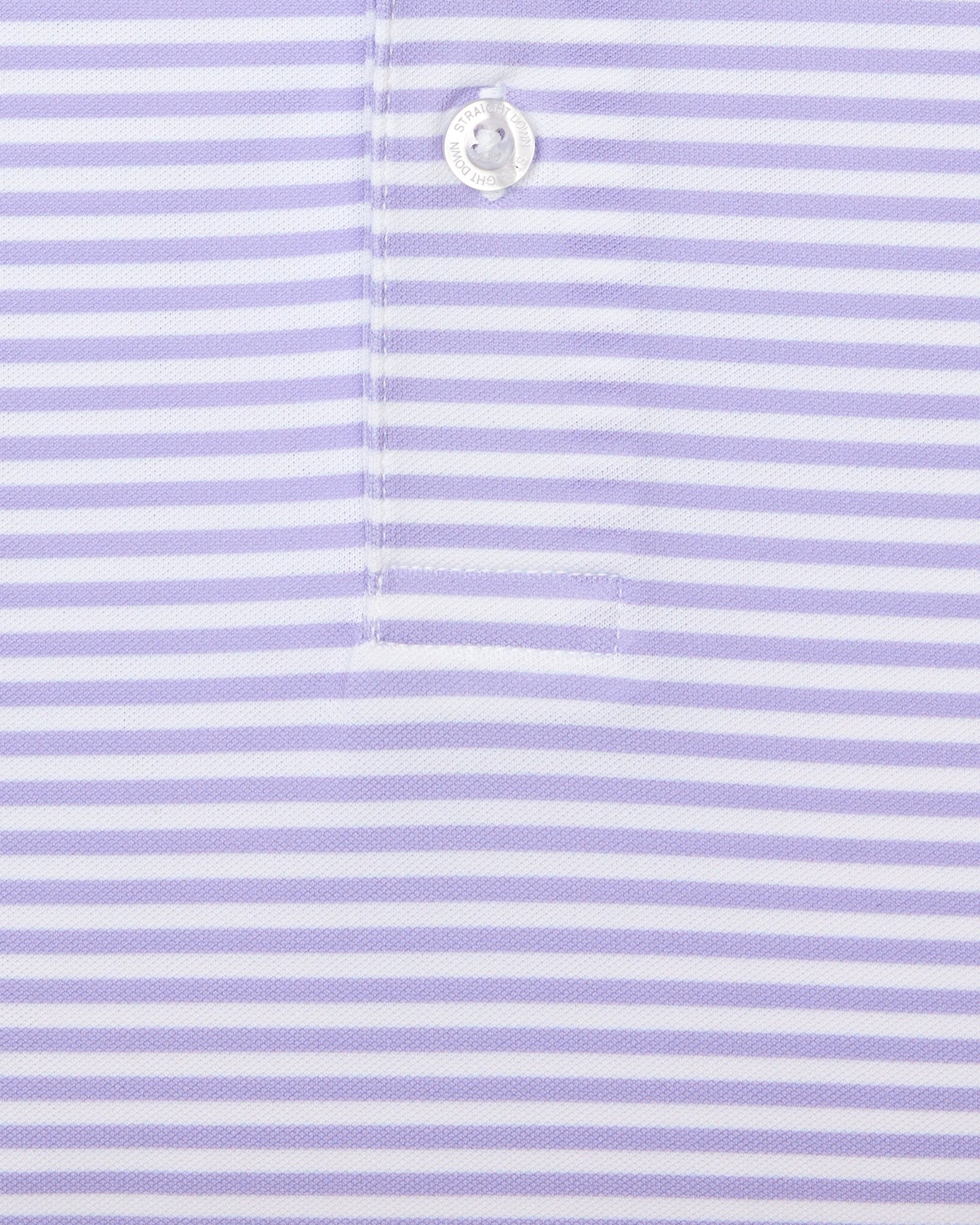 Straight Down Del Mar Stripe Polo - Violet