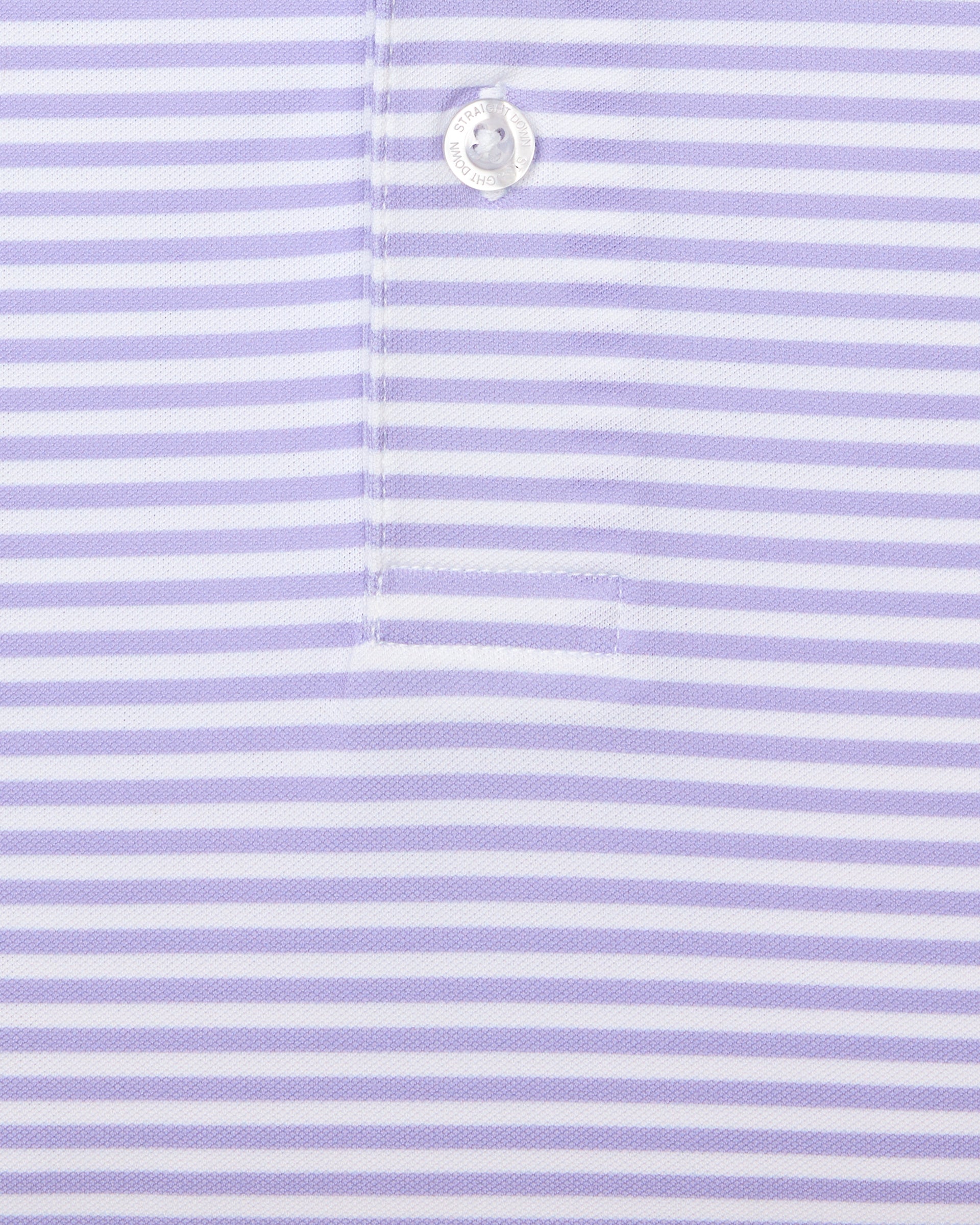 Straight Down Del Mar Stripe Polo - Violet