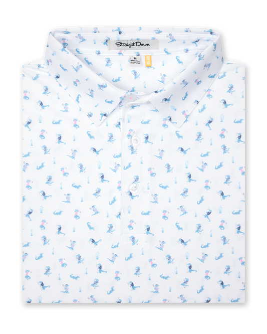 Straight Down Gators Polo - Violet