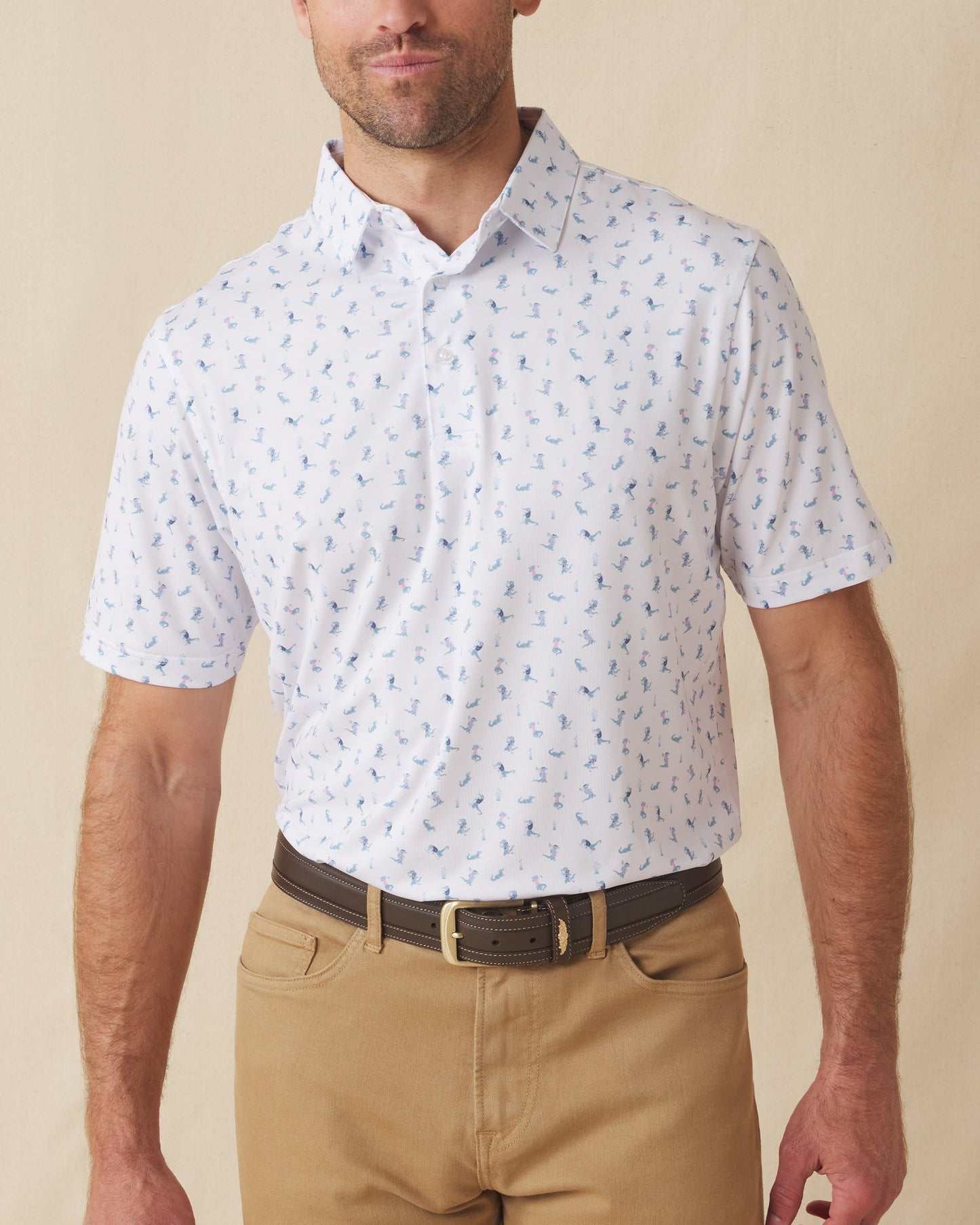 Straight Down Gators Polo - Violet