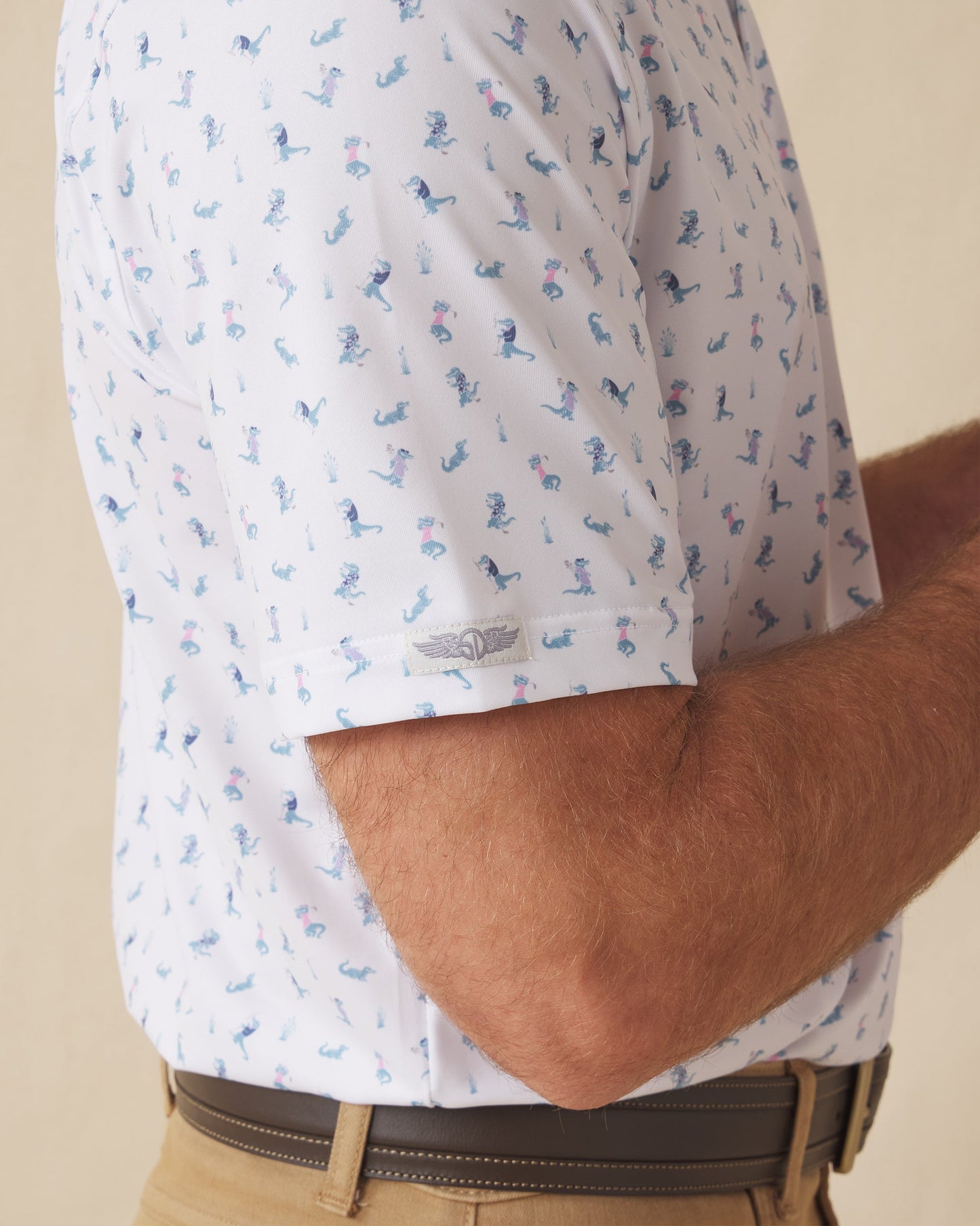 Straight Down Gators Polo - Violet