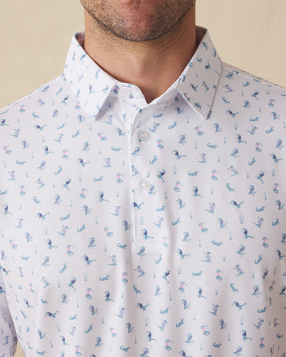 Straight Down Gators Polo - Violet