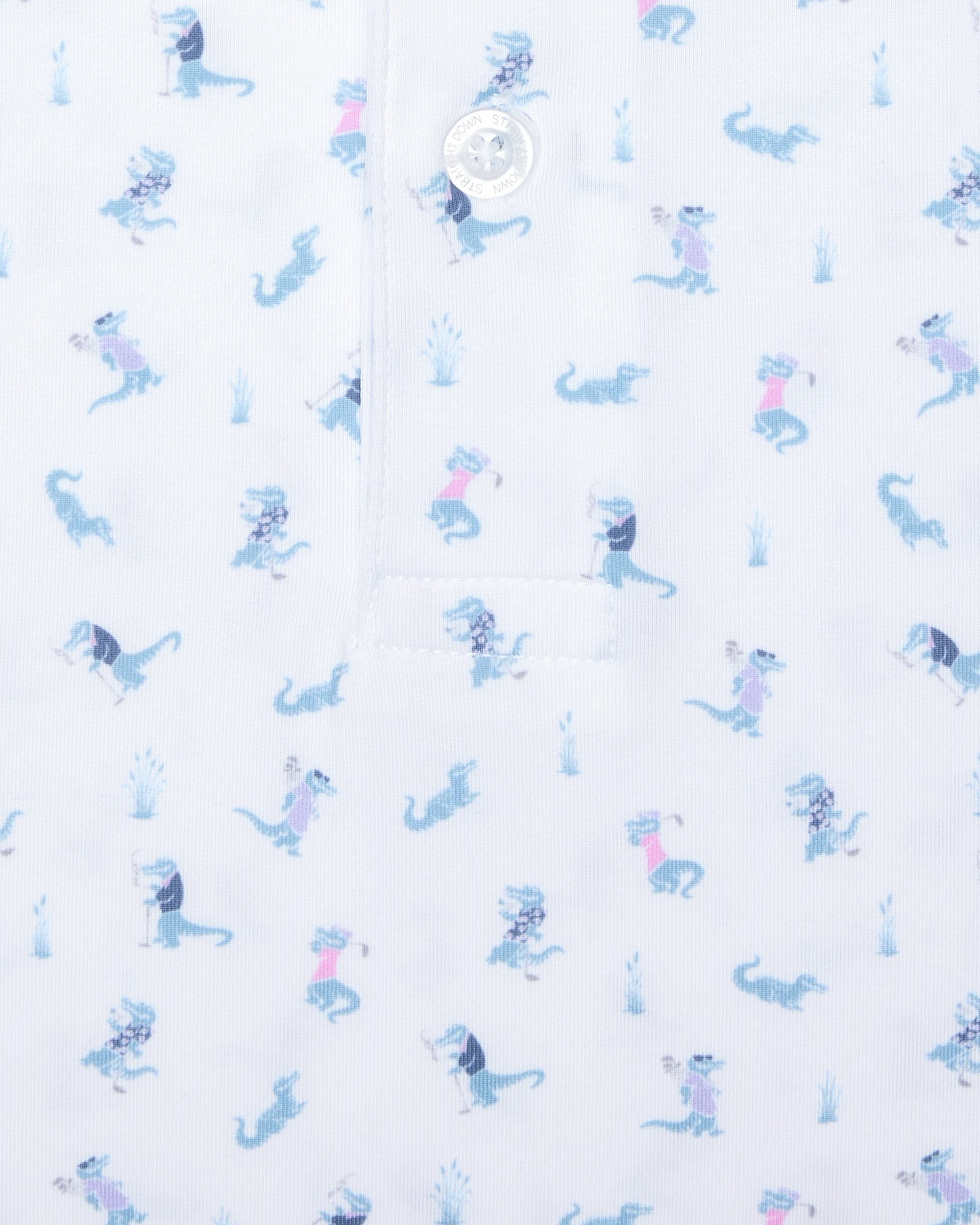 Straight Down Gators Polo - Violet