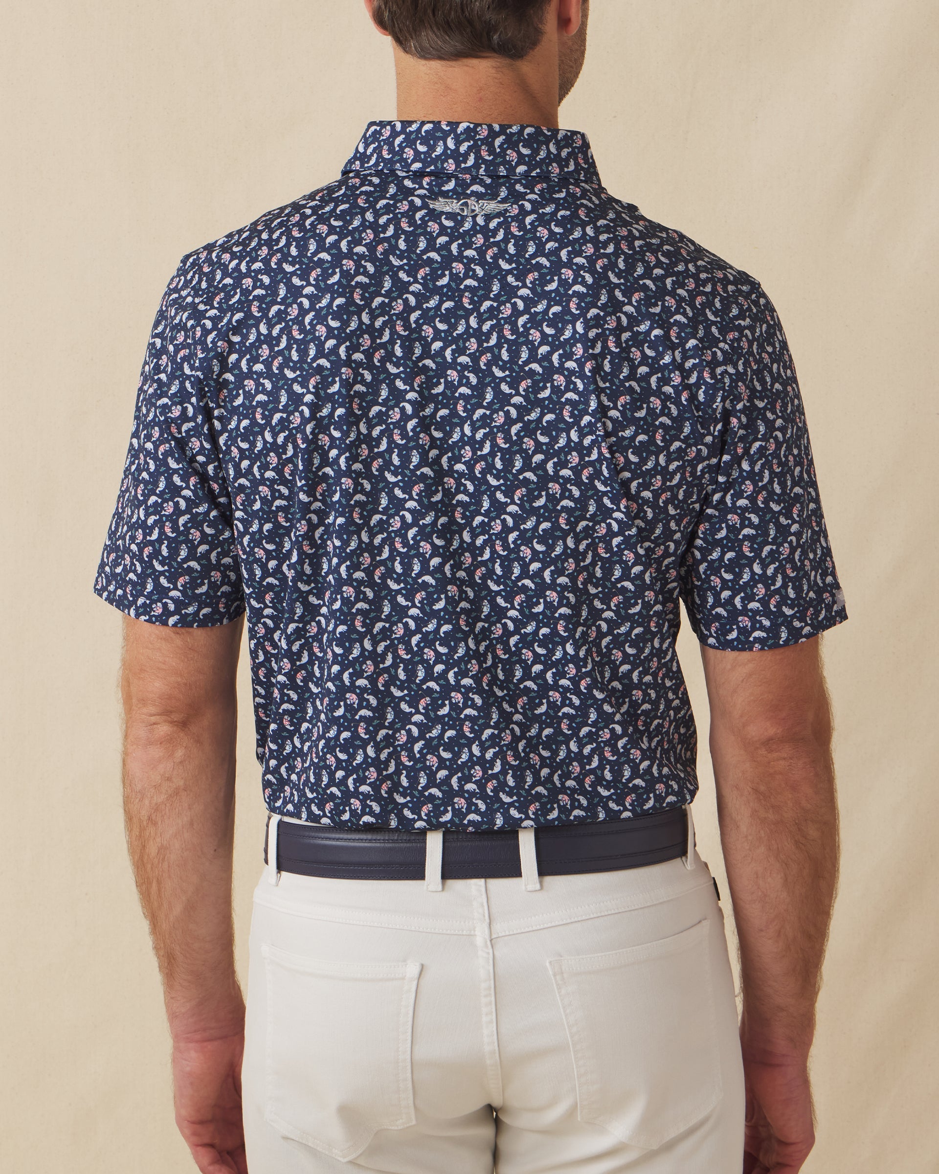 Straight Down Manatee County Polo - New Indigo