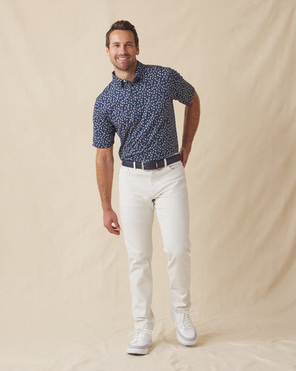 Straight Down Manatee County Polo - New Indigo