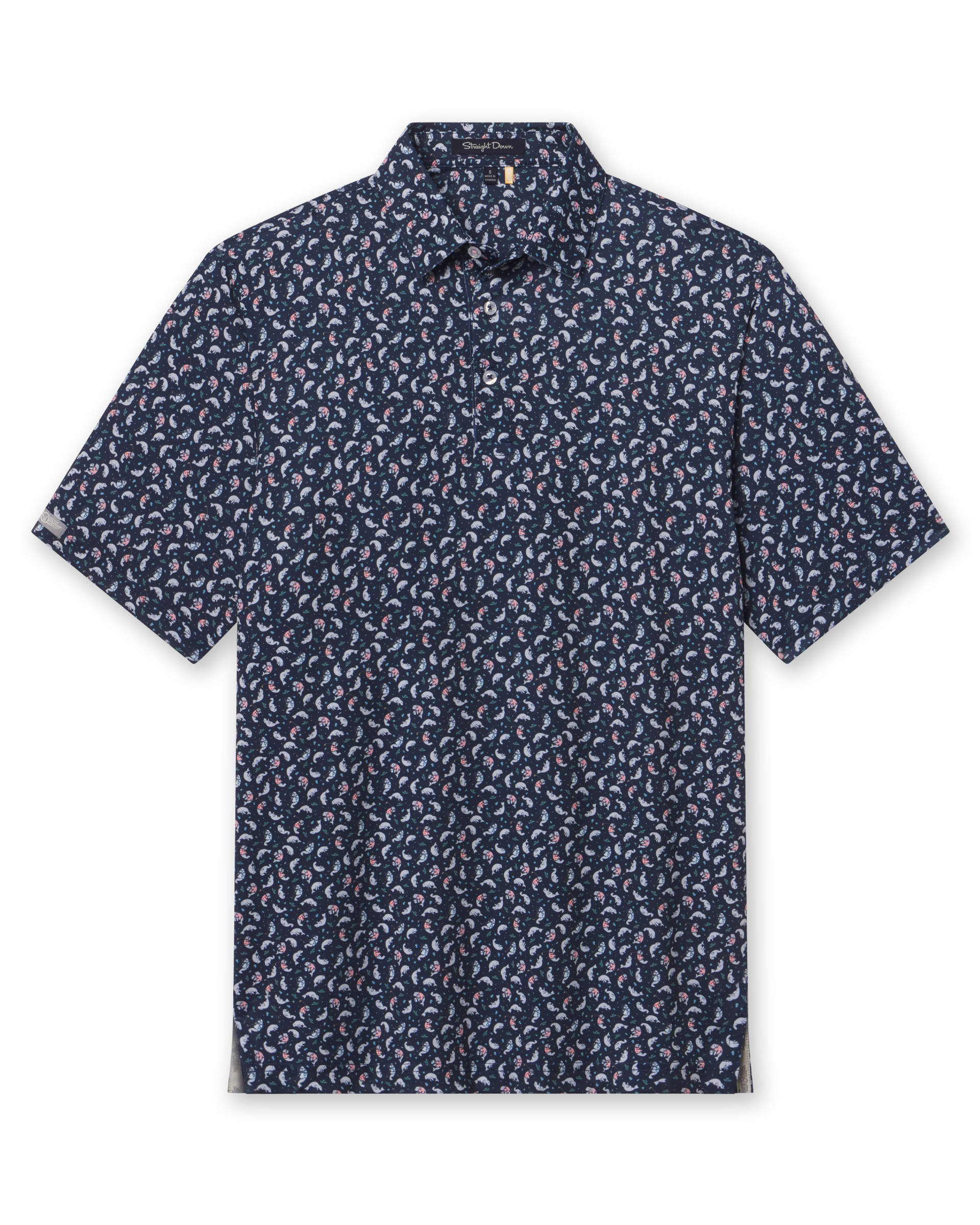 Straight Down Manatee County Polo - New Indigo