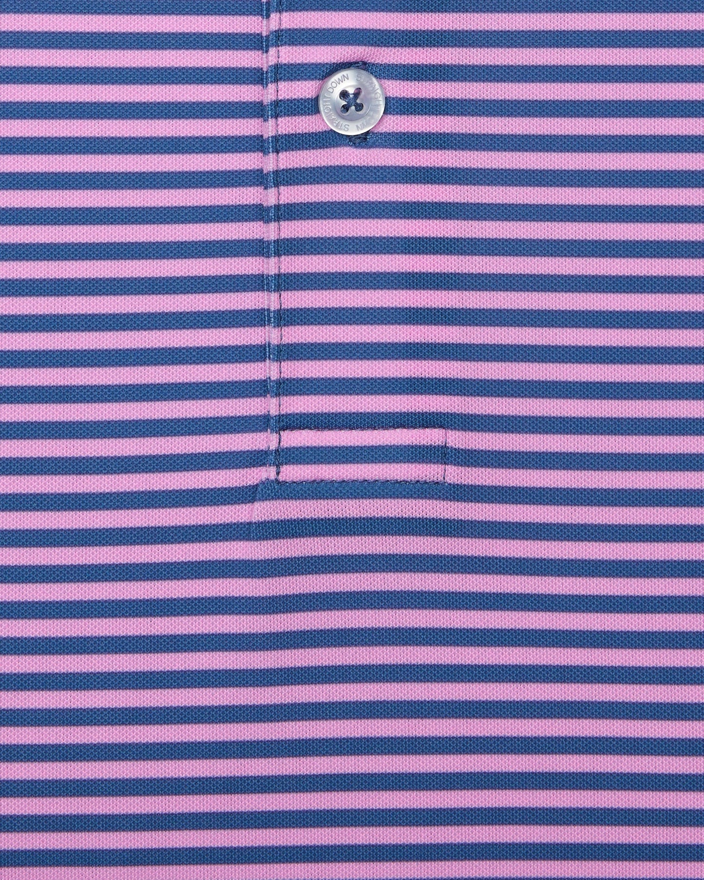 Straight Down Del Mar Stripe Polo - Pink Floyd / Moonlight