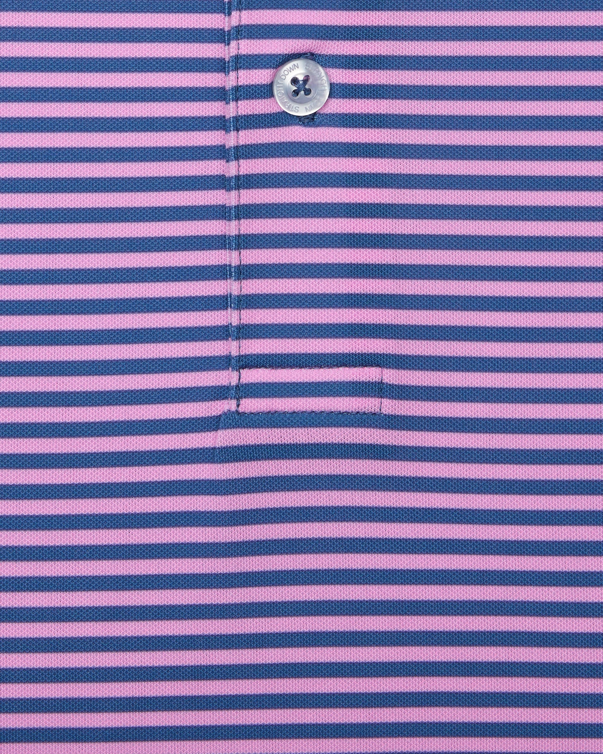 Straight Down Del Mar Stripe Polo - Pink Floyd / Moonlight