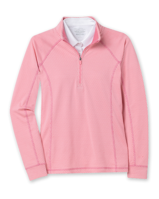 Straight Down Witney Quarter Zip - Dragonfruit