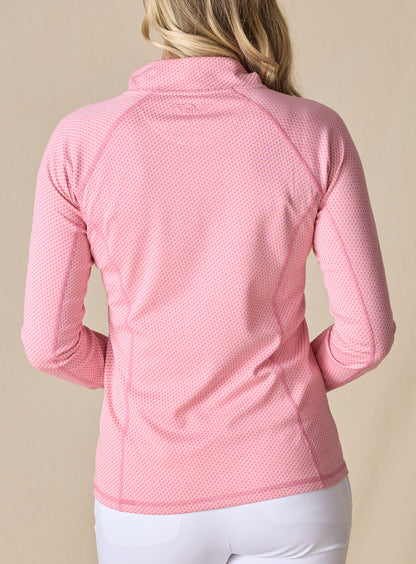 Straight Down Witney Quarter Zip - Dragonfruit