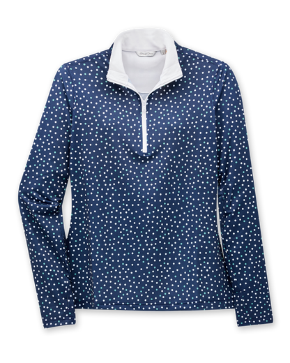 Straight Down Galaxy Quarter Zip - New Indigo
