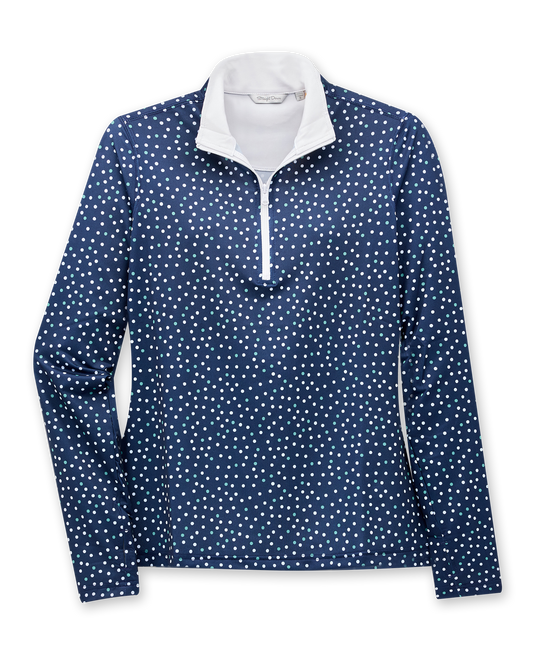 Straight Down Galaxy Quarter Zip - New Indigo