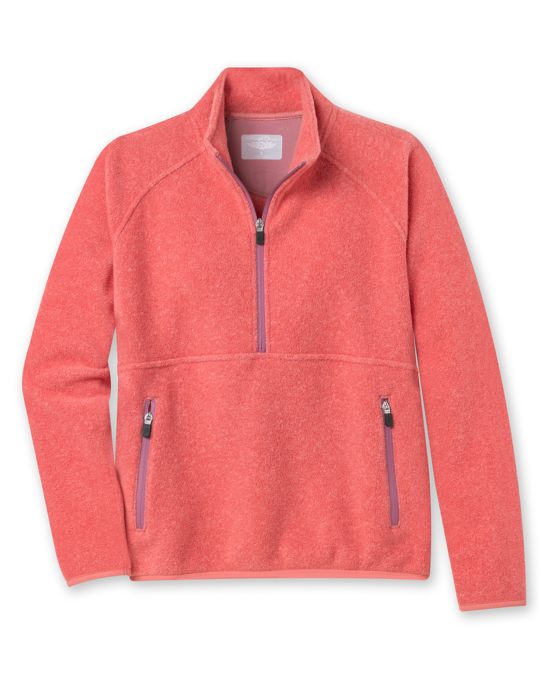 Straight Down Cerro Quarter Zip - Cedar