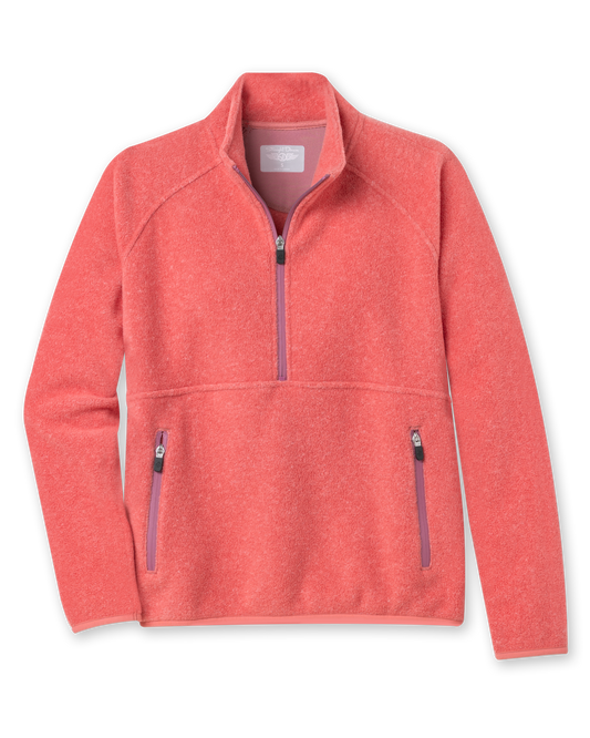 Straight Down Cerro Quarter Zip - Cedar